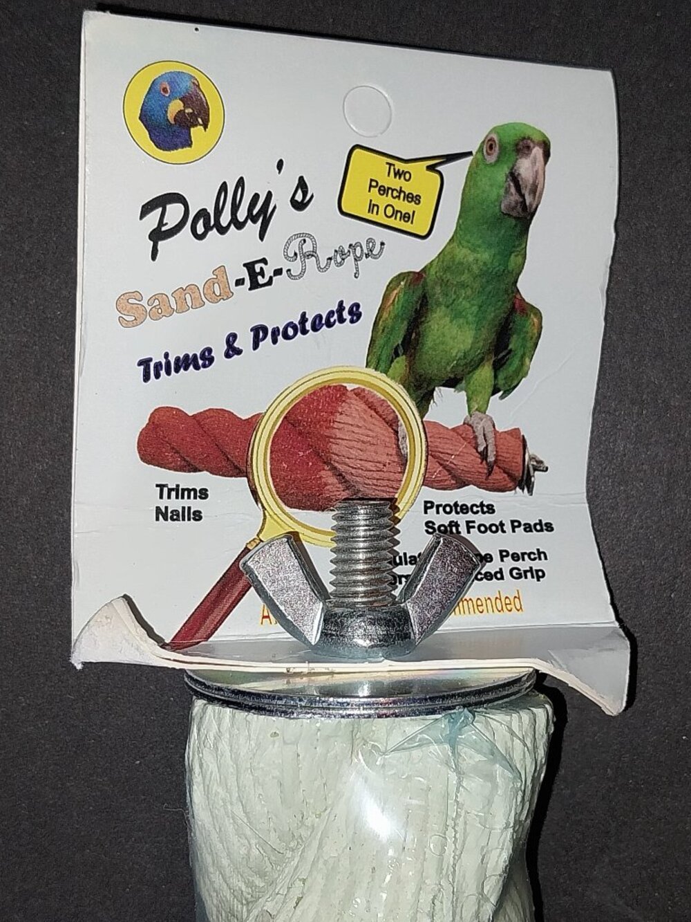 Polly’s Sand-E-Rope Large Bird Perch